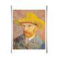 Self Portrait in Straw Hat by Vincent Van Gogh 1887