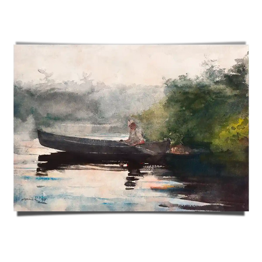 The End of The Day Adirondacks by Winslow Homer 1890