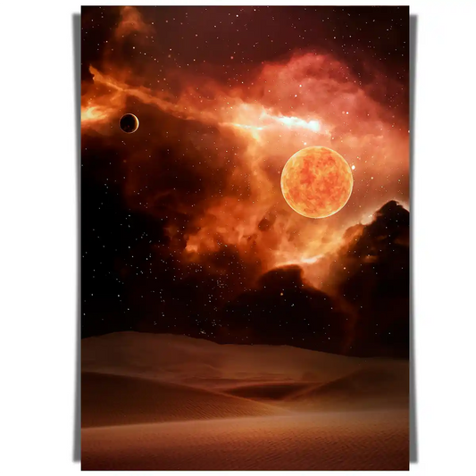 Astral View of a Sun from an Unknown Planet