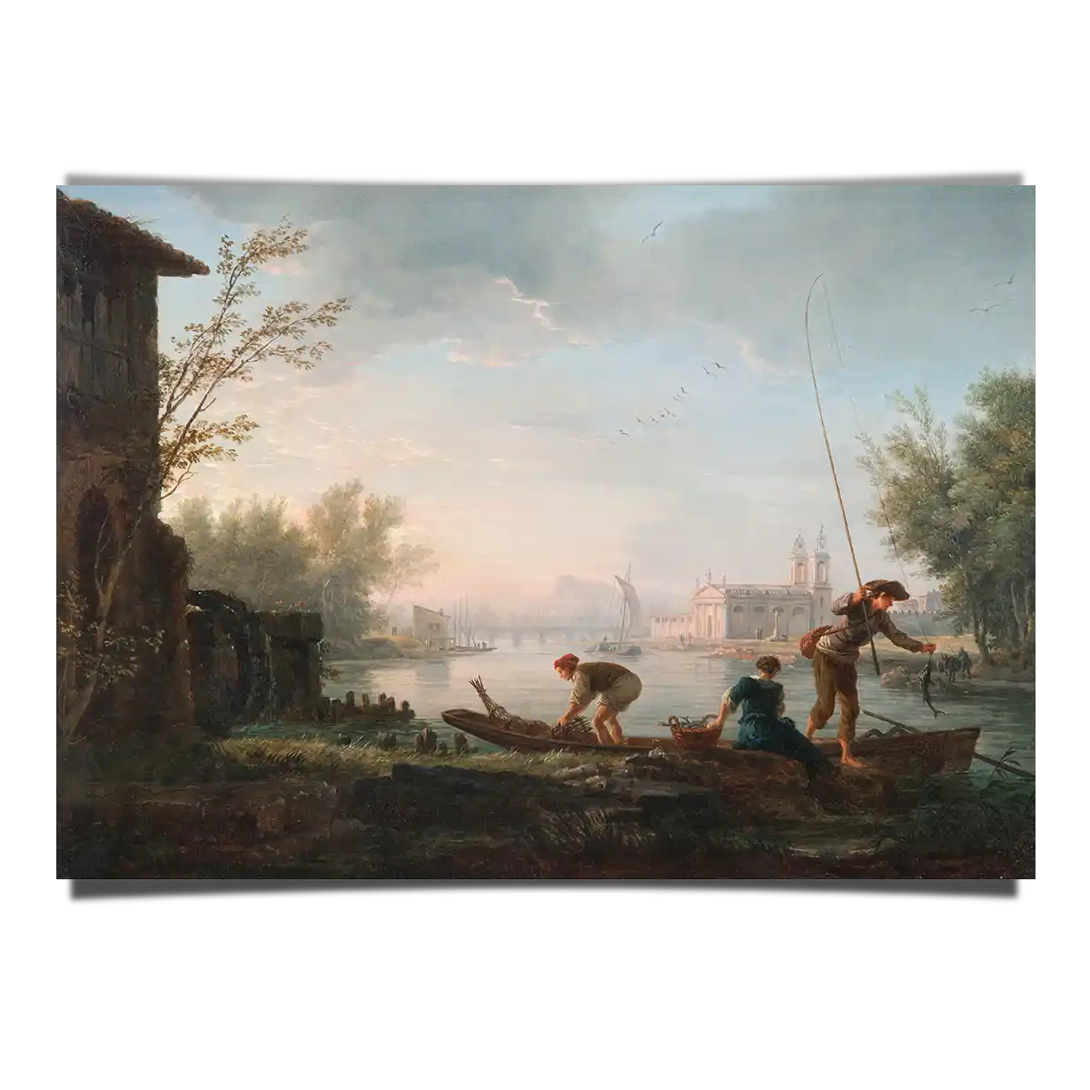 The four times of day - Morning by Claude-Joseph Vernet 1757