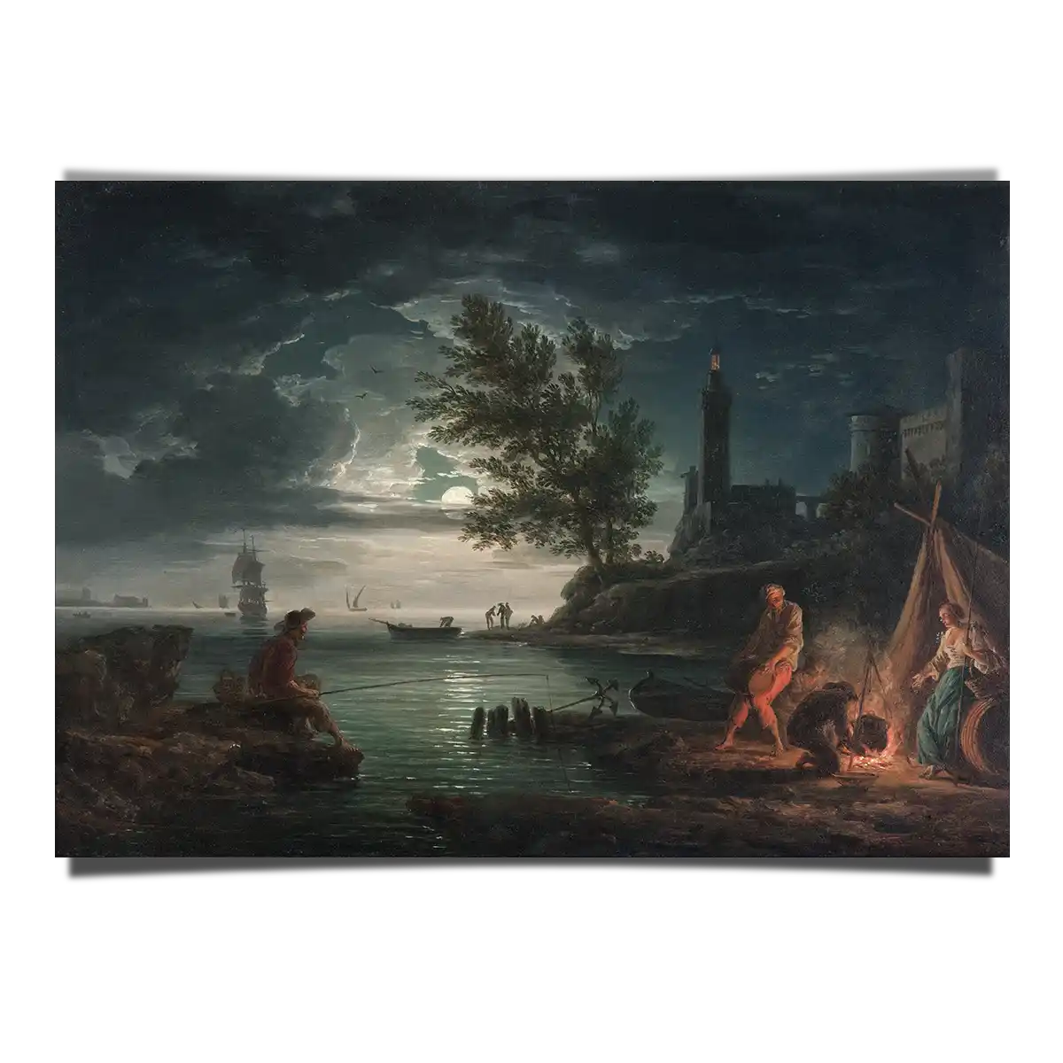 The four times of day - Night by Claude-Joseph Vernet 1757