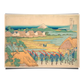 Fuji Seen in the Distance from Senju Pleasure Quarter by Katsushika Hokusai