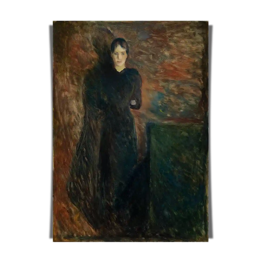 Lady in Black by Edvard Munch 1891