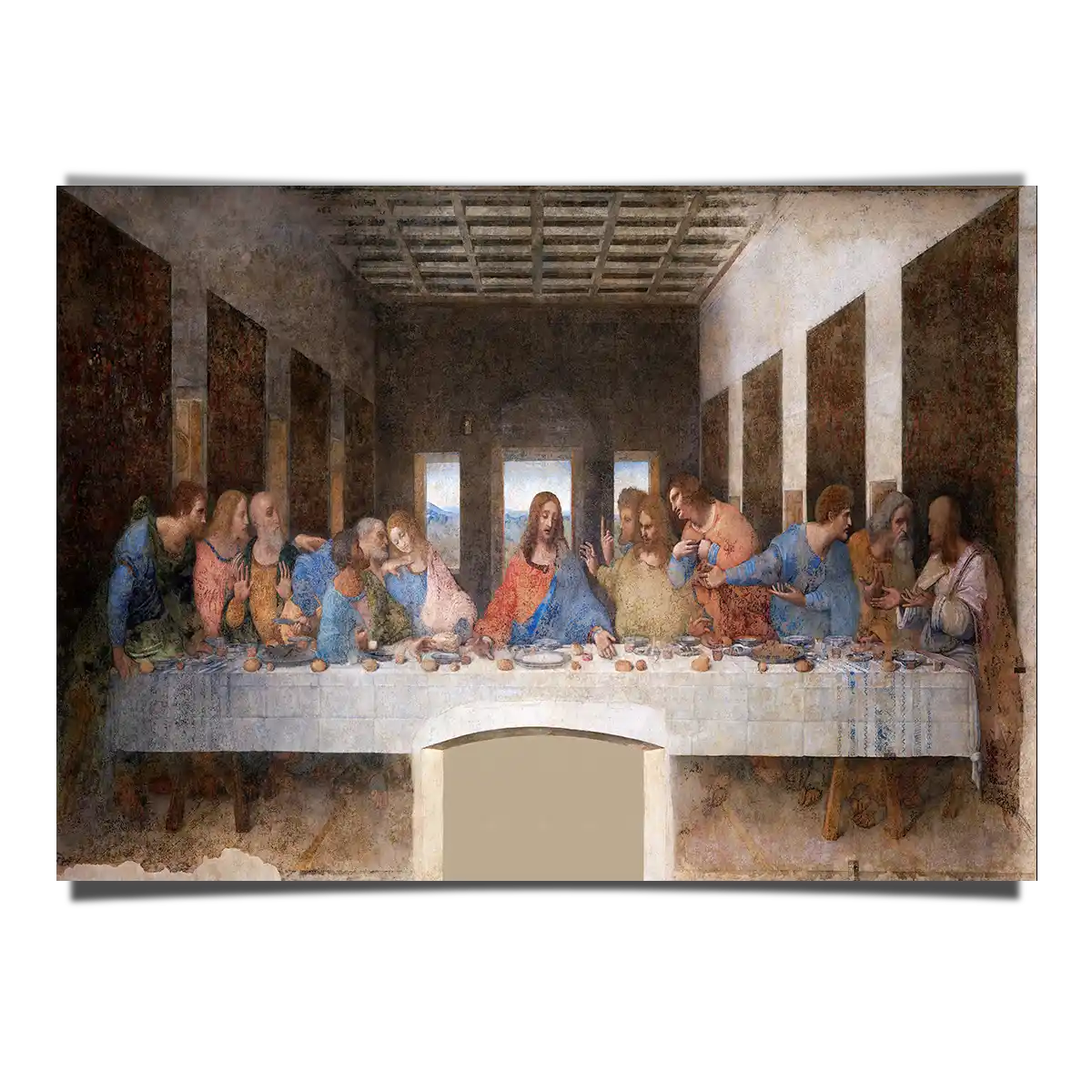 The Last Supper by Leonardo da Vinci 1495-1498