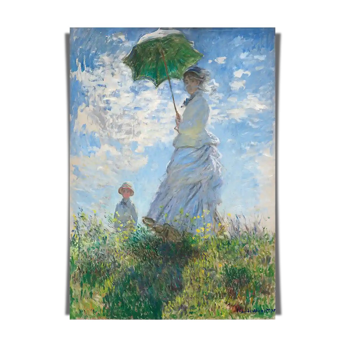 Madame Monet and her Son by Claude Monet 1875