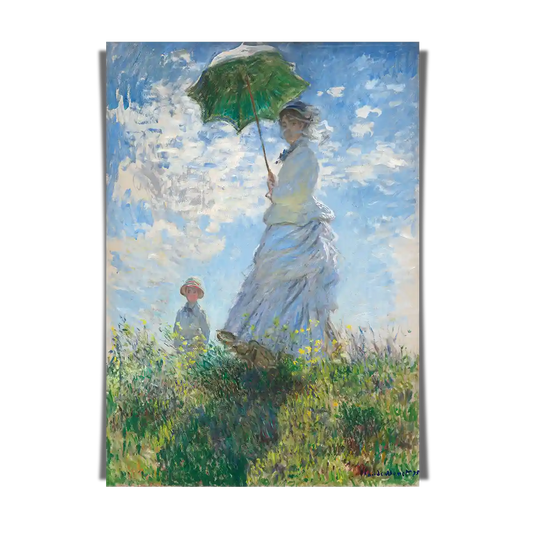 Madame Monet and her Son by Claude Monet 1875