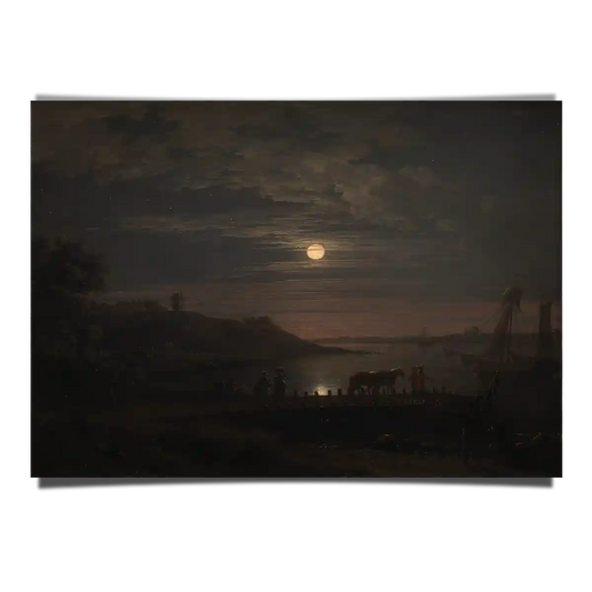 The Crossing Over The Little Belt at Snoghøj by Jens Jue 1787