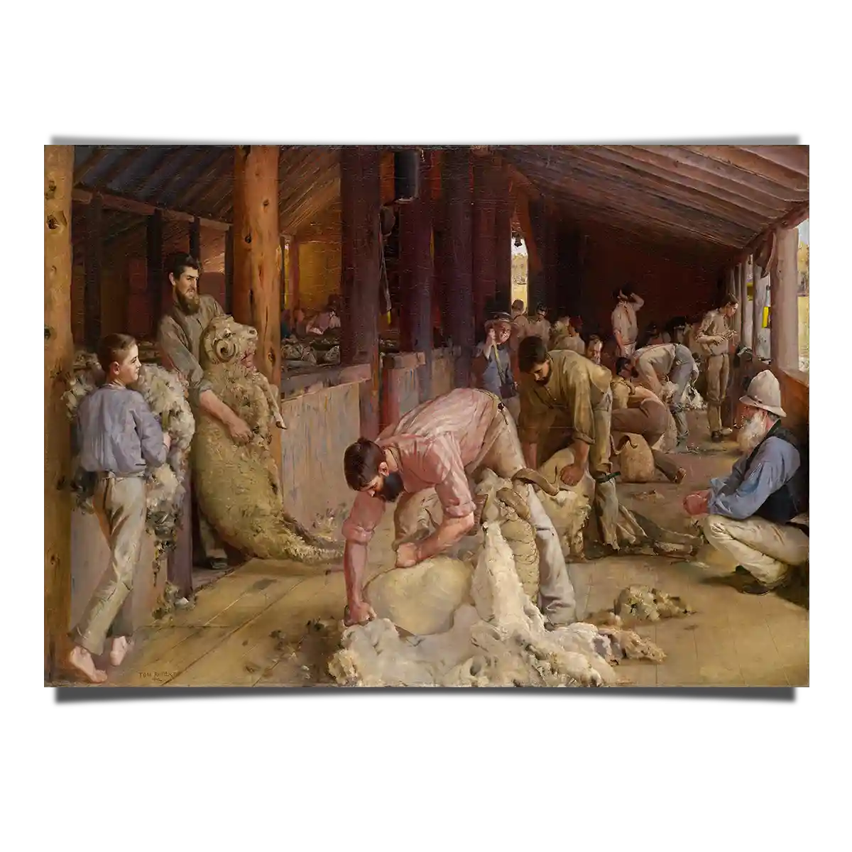 Shearing The Rams by Tom Roberts 1890