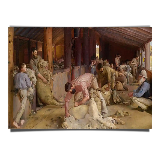Shearing The Rams by Tom Roberts 1890