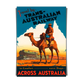 Trans Australian Railway Retro Poster 1920