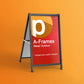 A Frame Outdoor Metal Signs