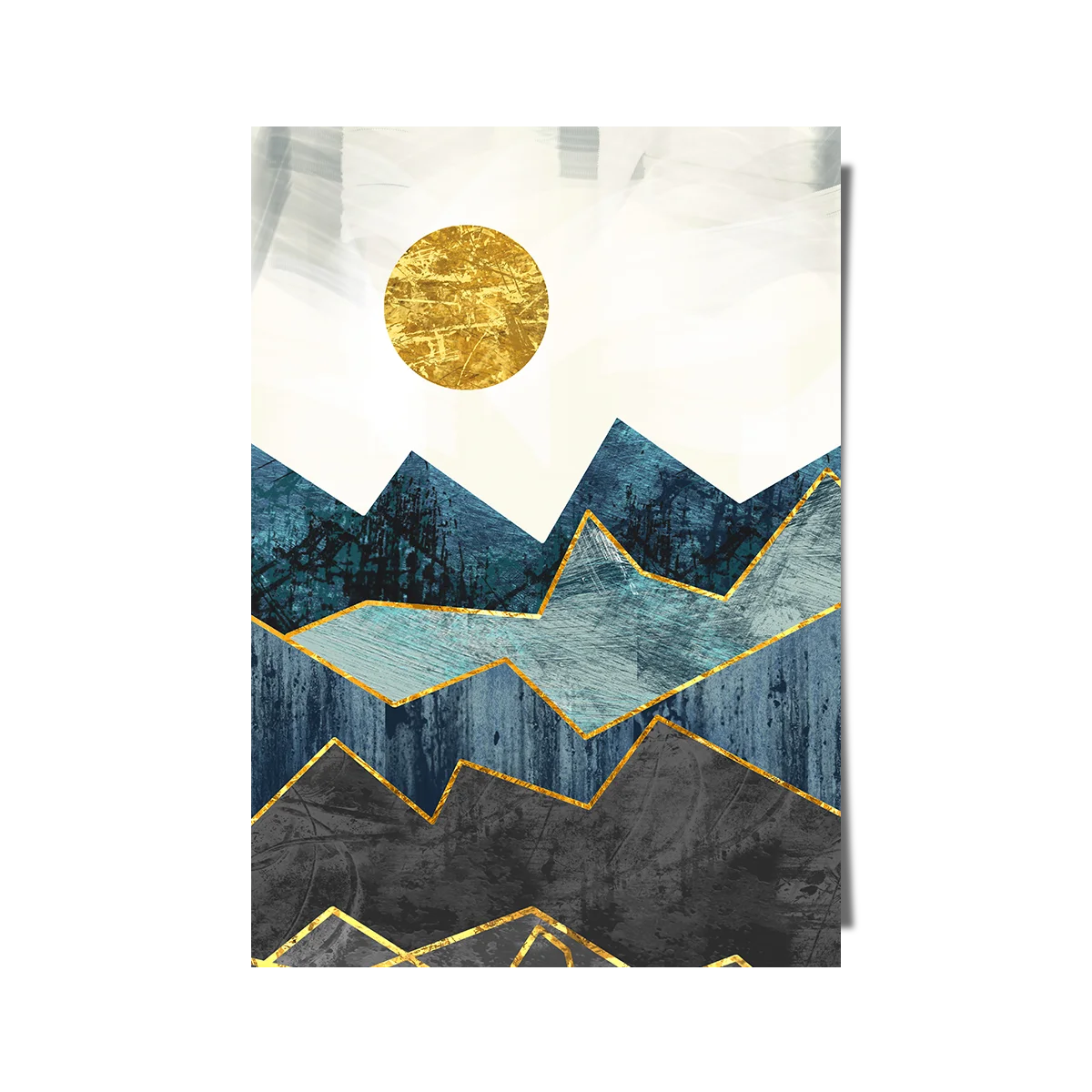 Abstract Gold Lining