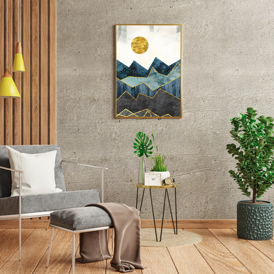 Abstract Gold Lining