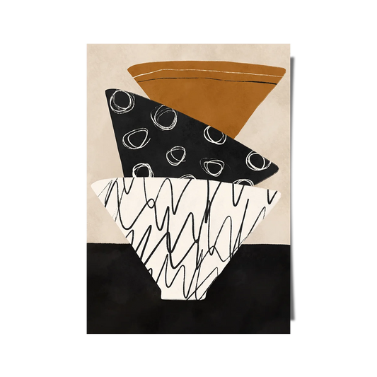 Abstract Kitchen Plates