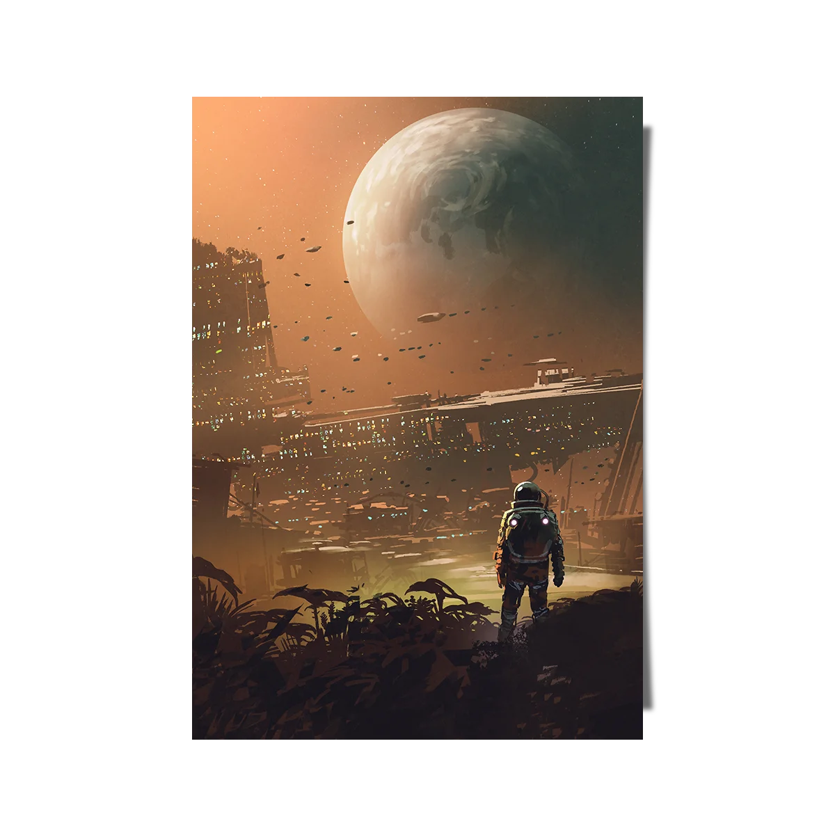 Astronaut Looking Futuristic