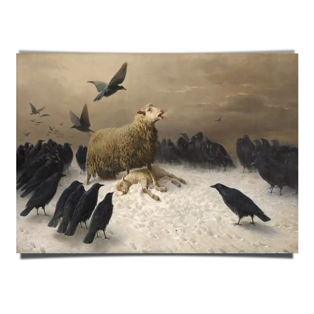 Anguish by August Friedrich 1900