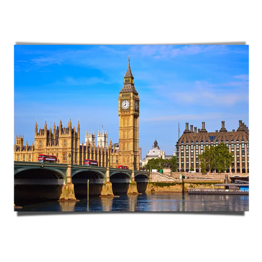 Big Ben Clock Tower and Thames River London