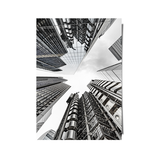 Black And White Modern Building