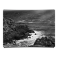 Black And White Ocean Coast