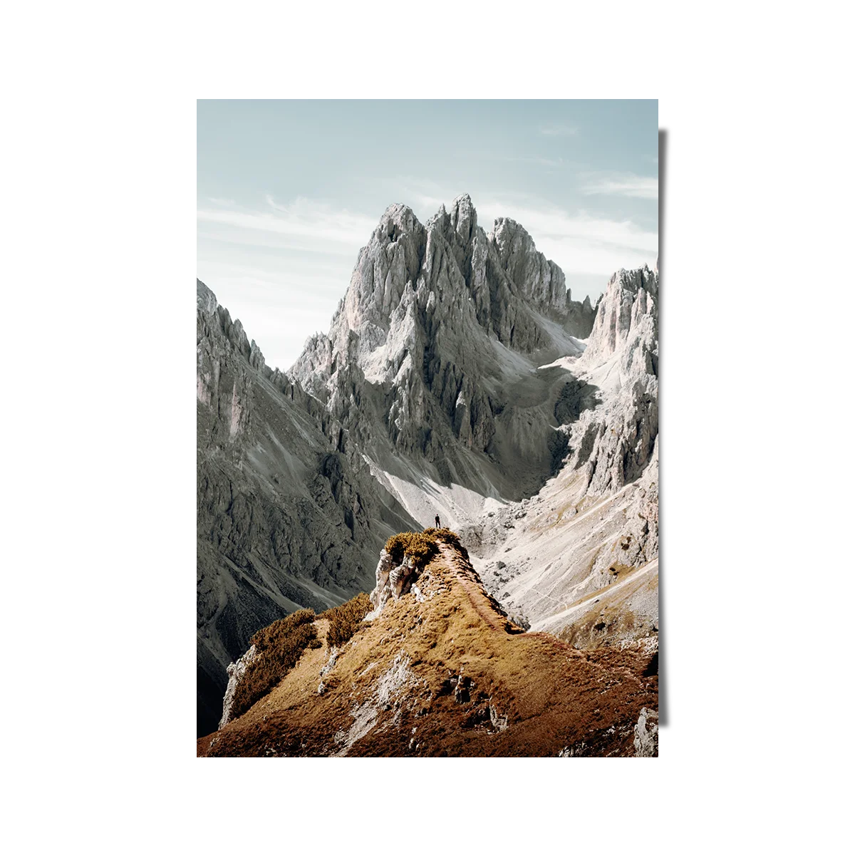 Brown And Gray Rocky Mountains