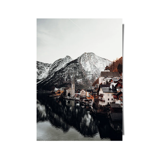 Brown And White Concrete Houses Near River