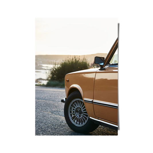 Brown Vintage Car