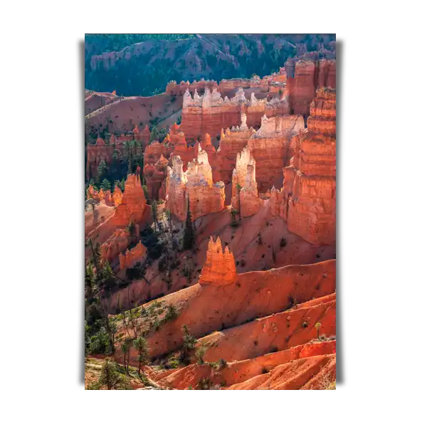 Bryce Canyon National Park Rock Formations in Utah USA