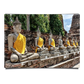 Buddha Statues At The Temple Of Wat Yai Chai Mongkol Ayutthaya Bangkok Thailand