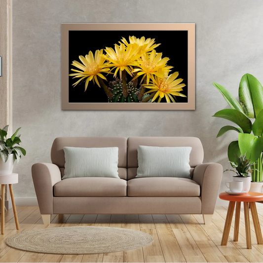 Cactus And Flower
