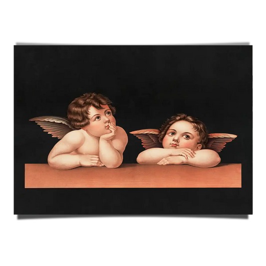 The Cherubs based from Raphael The Sistine Madonna