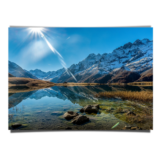 Clear Shot Of Crystal Clear Lake