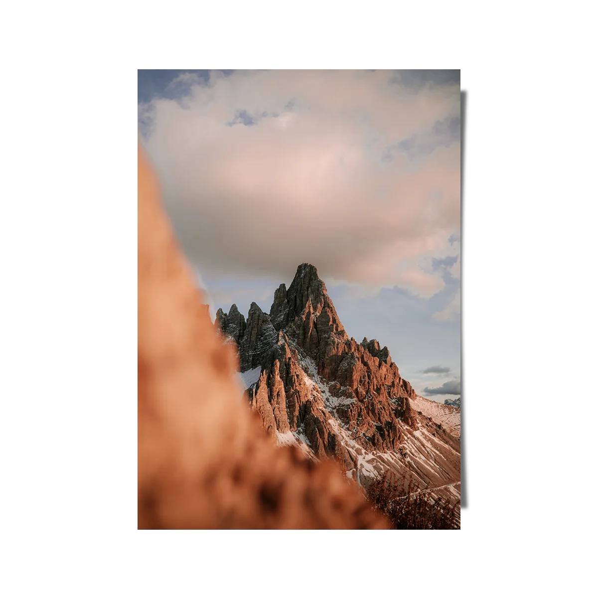 Cloudy Day Over Rocky Mountains
