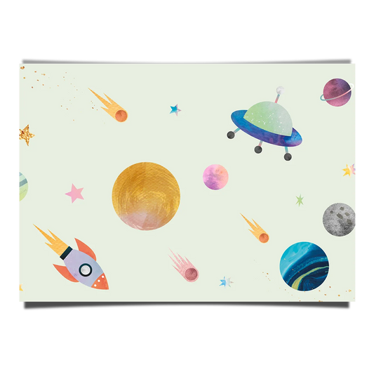 Colorful Galaxy Pattern