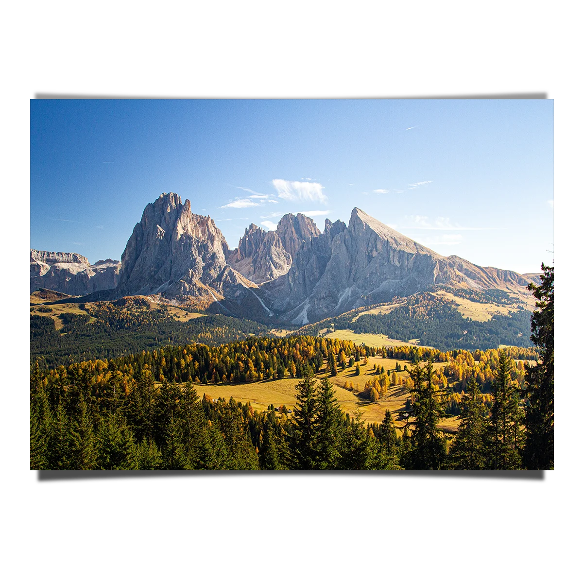 Dolomites Mountain In Italy