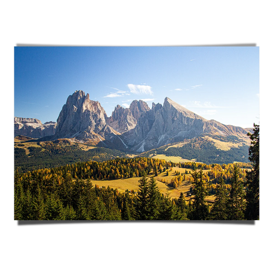 Dolomites Mountain In Italy