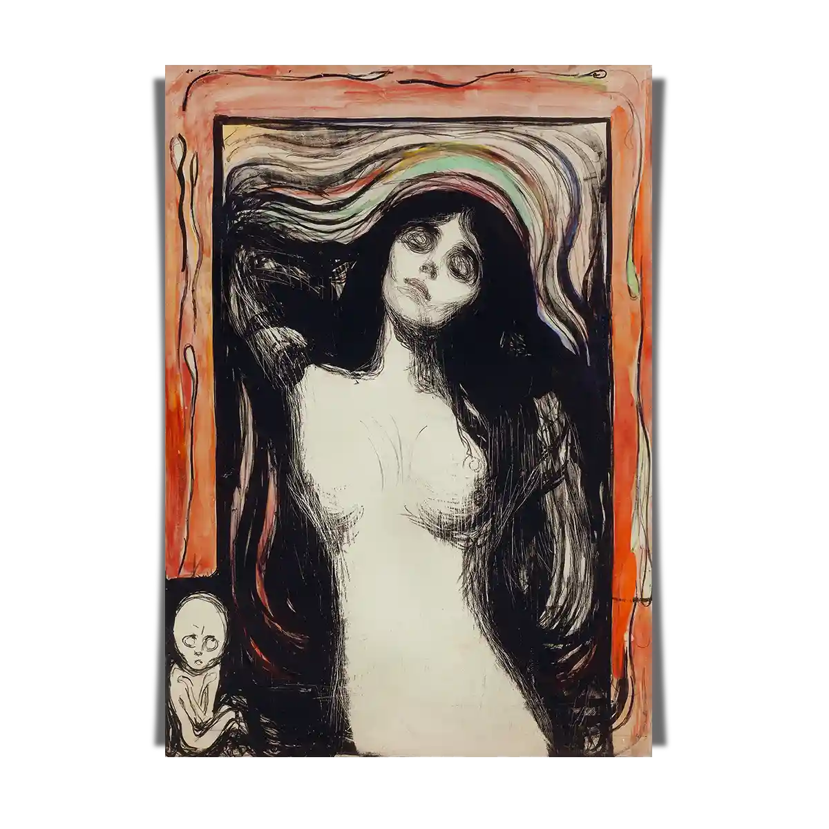 Madonna II by Edvard Munch 1895