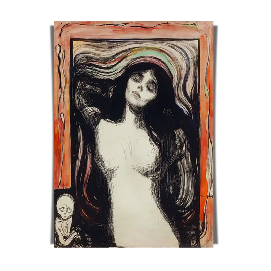 Madonna II by Edvard Munch 1895