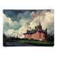 Fairy Tale House With Voluminous Clouds