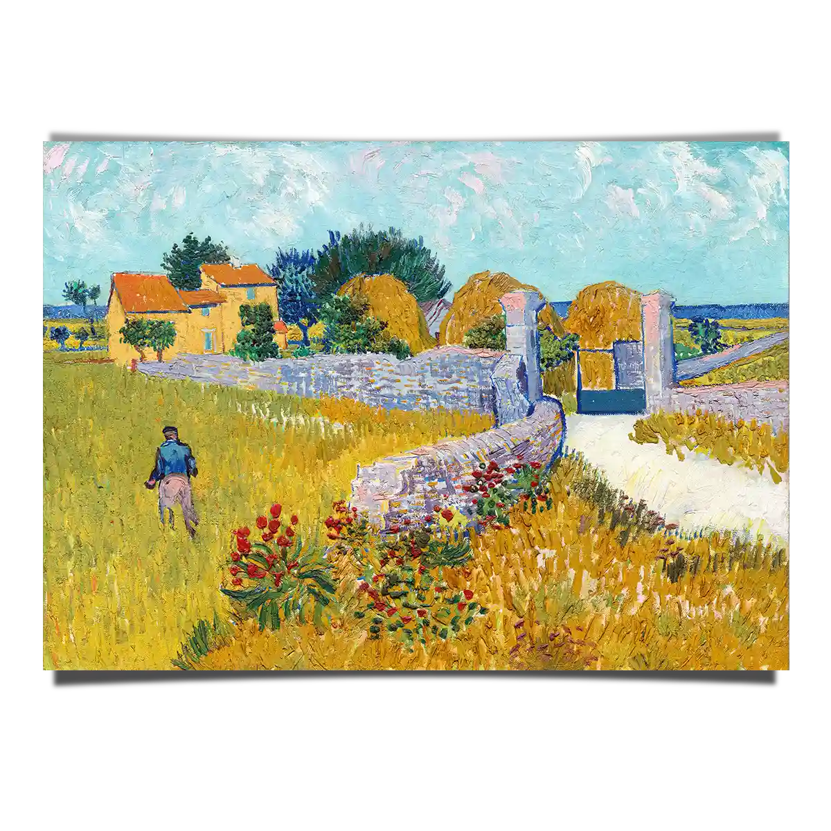 Farmhouse in Provence by Vincent Van Gogh 1888