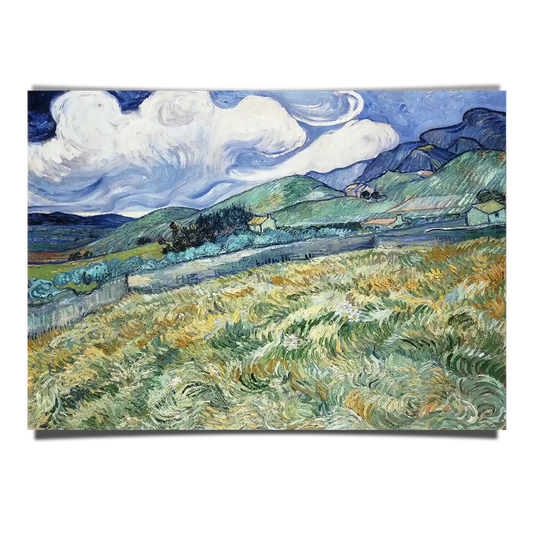 From Saint Remy by Vincent Van Gogh 1889