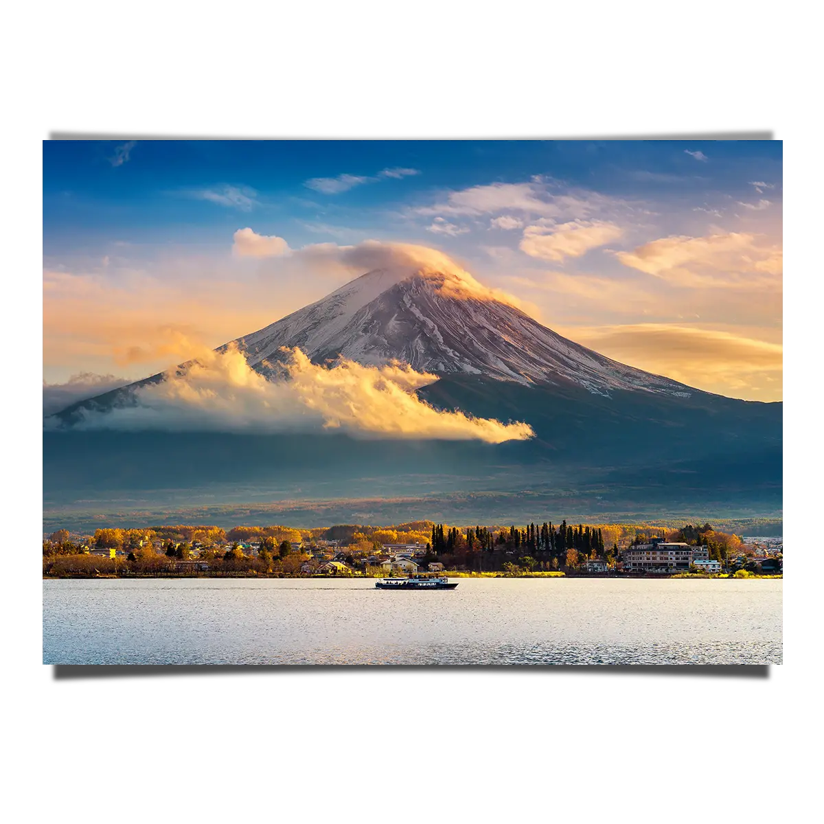 Fuji Mountain Over Clouds