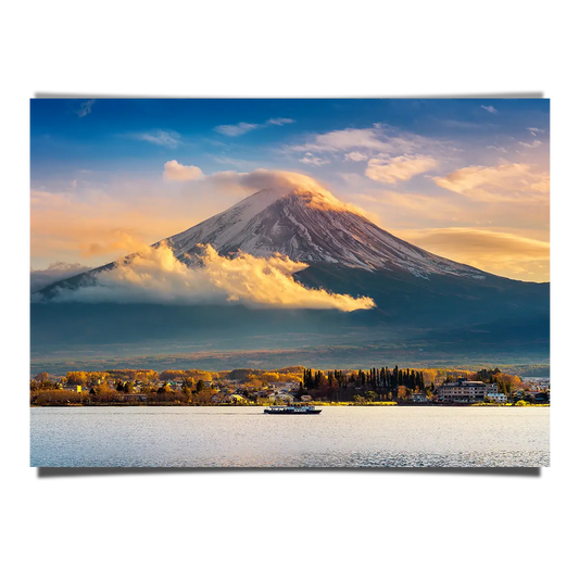 Fuji Mountain Over Clouds