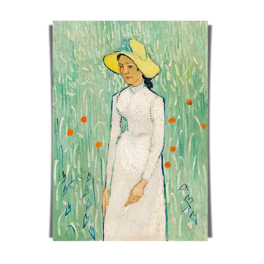 Girl in White by Vincent Van Gogh 1890