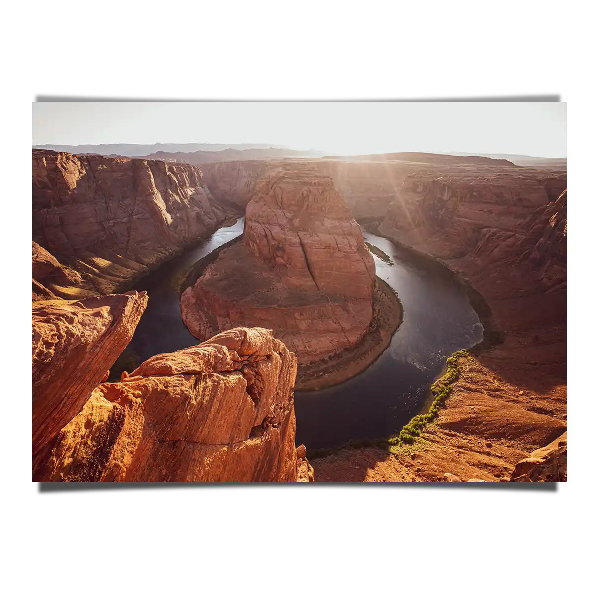 The Grand Canyon Horse Shoe Bend Under the Sun