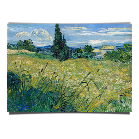 Green Wheatfield With Cypress by Vincent Van Gogh 1889