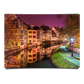 Traditional Houses Reflecting over the Ill River in Petite France