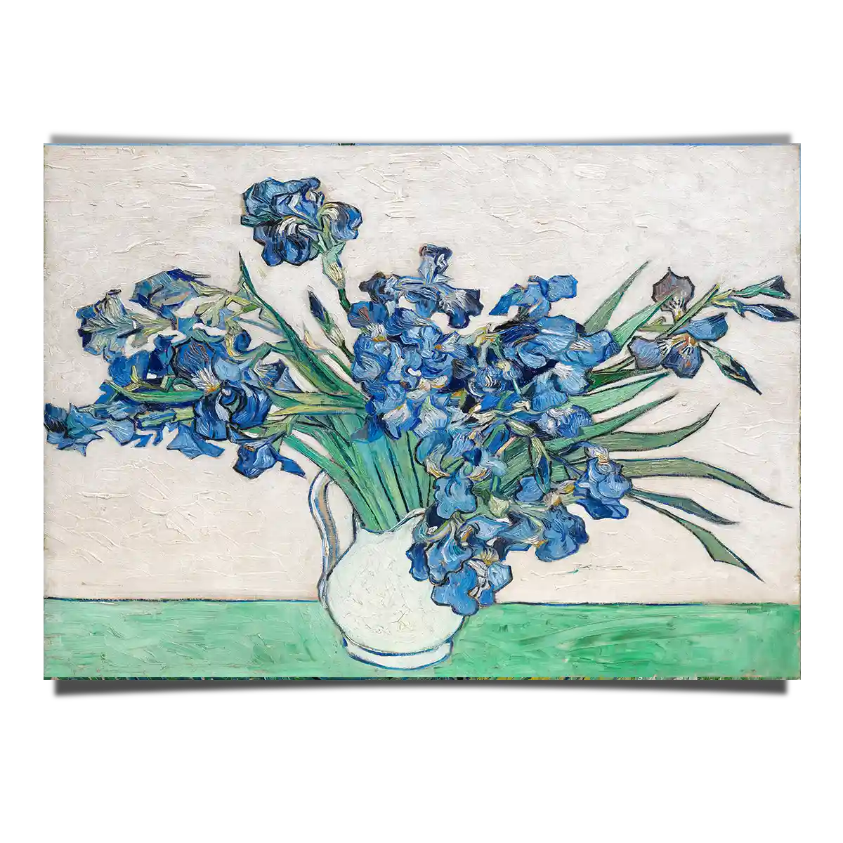 Irises On Vase by Vincent Van Gogh