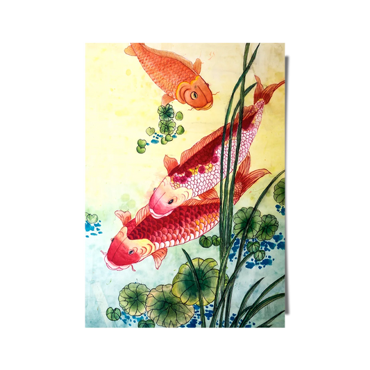 Koi Japanese Painting