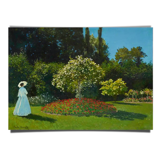 Lady in the Garden by Claude Monet 1867