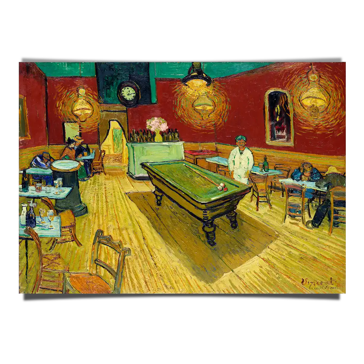 Le Cafe de Nuit by Vincent Van Gogh 1888
